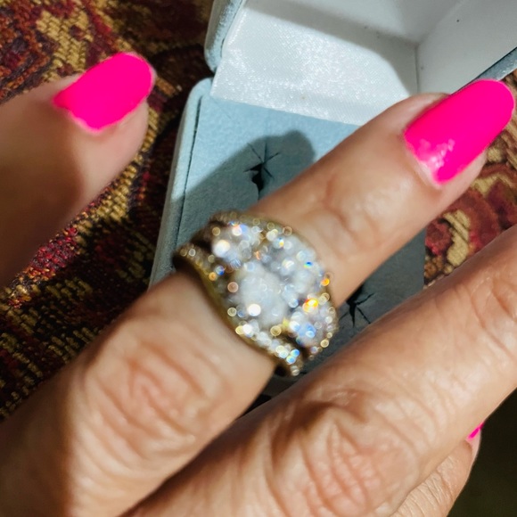 Qvc rings. CZ . Size 4 - Picture 2 of 10